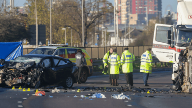 car crash in Dagenham