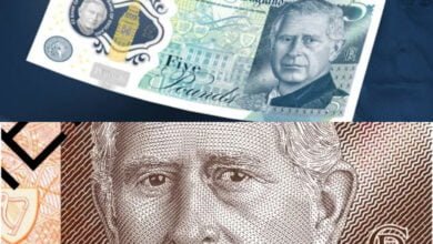 banknotes featuring King Charles III