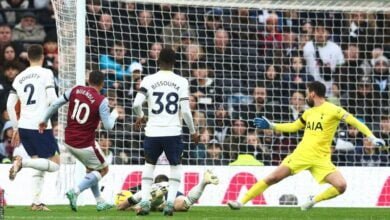 Tottenham 0-2 Aston Villa