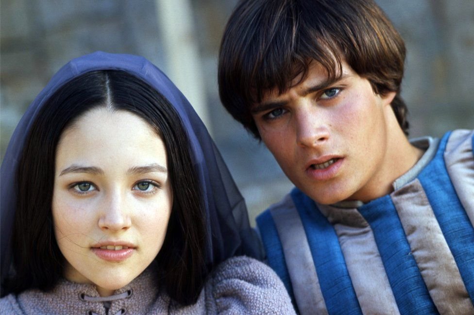 Olivia Hussey and Leonard Whiting