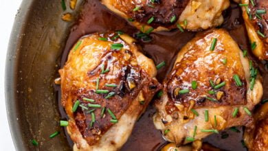 Honey-Garlic Chicken Thighs recipe