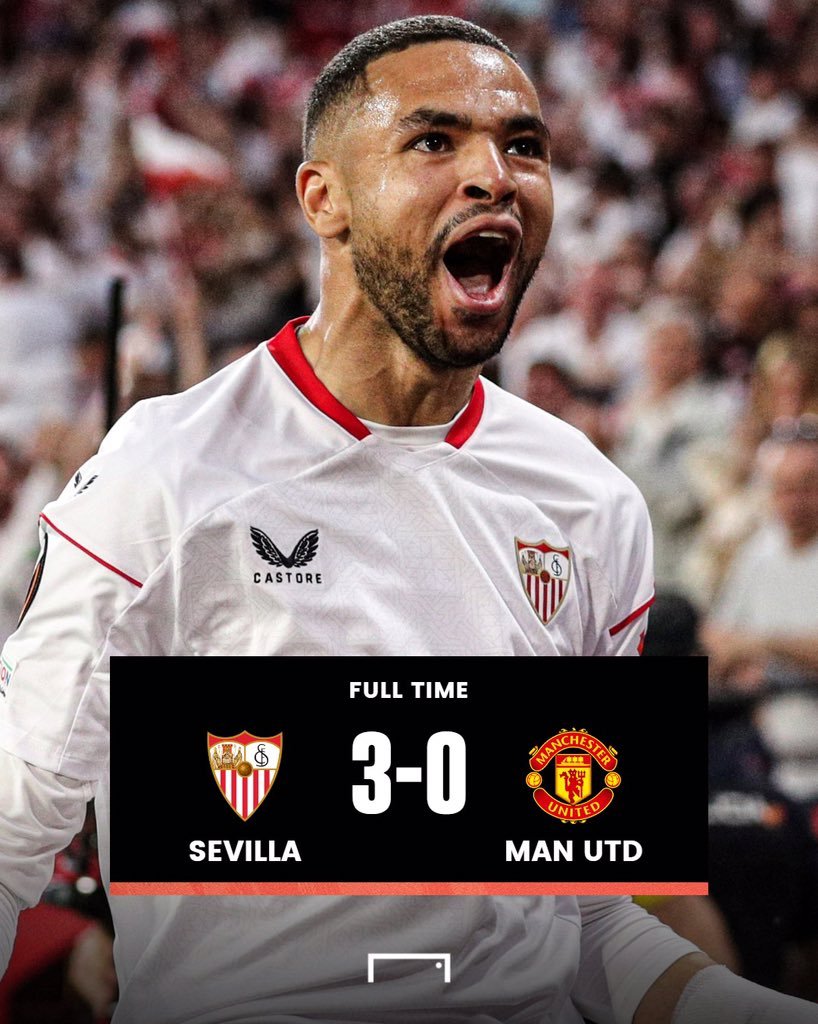 Sevilla 3 - 0 Manchester United