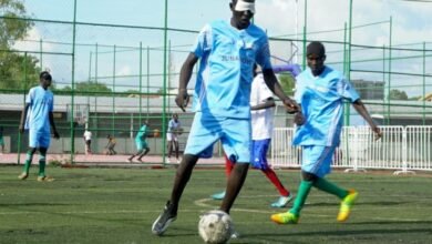 South Sudan's blind football league