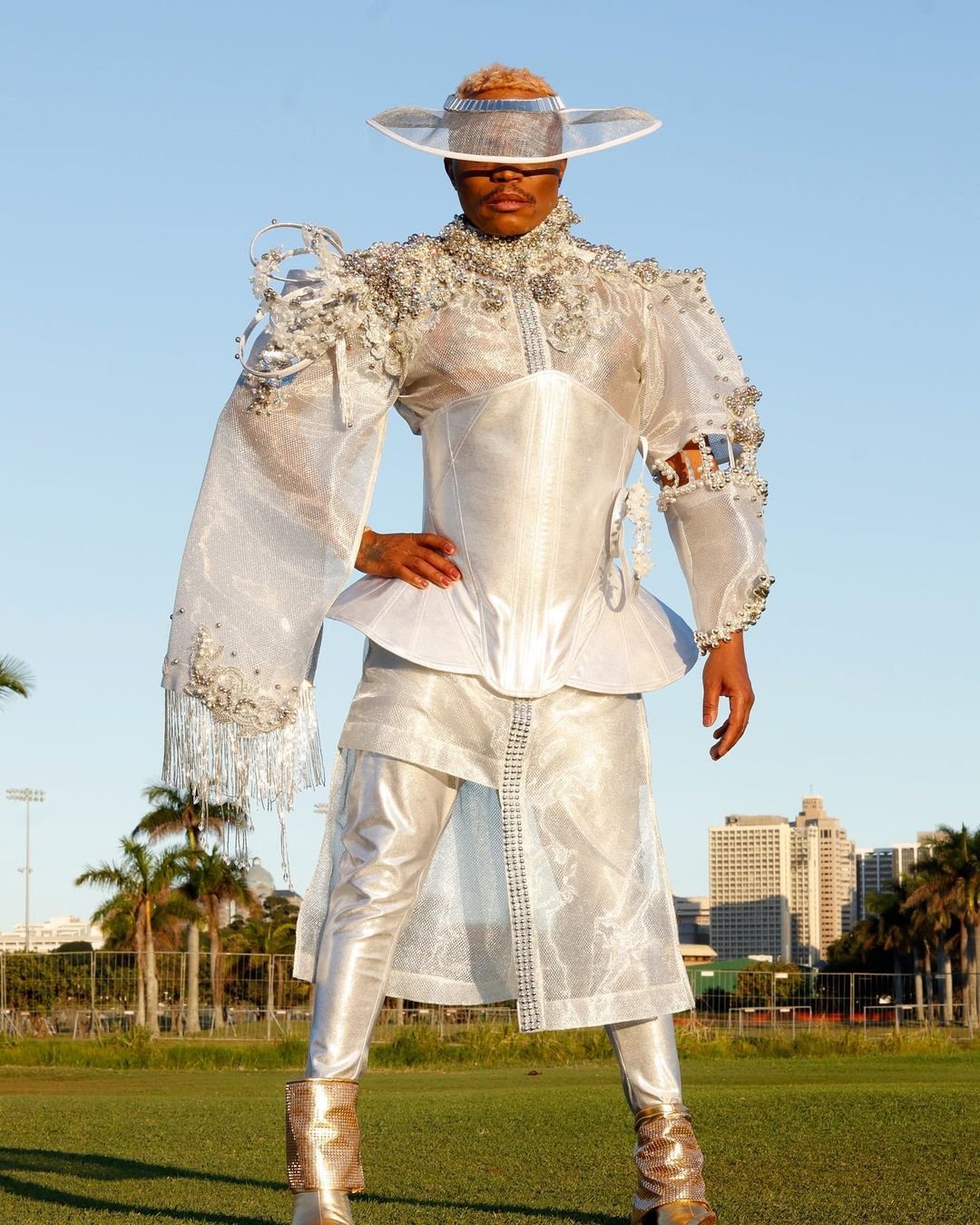 Somizi at the 2023 Durban July