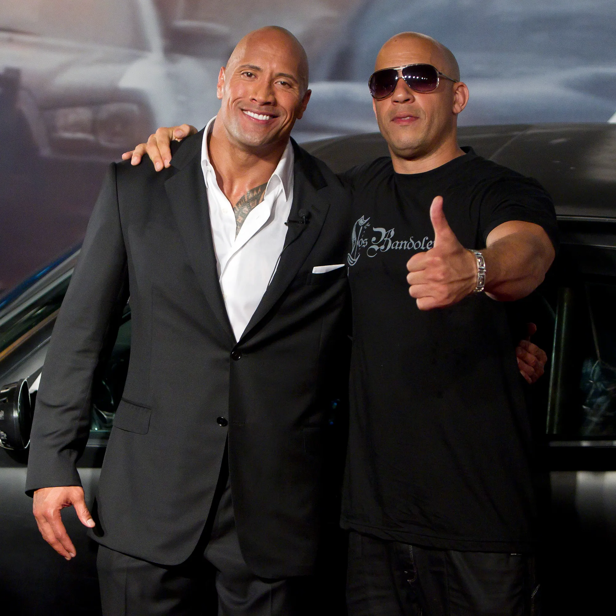 Vin Diesel and Dwayne Johnson