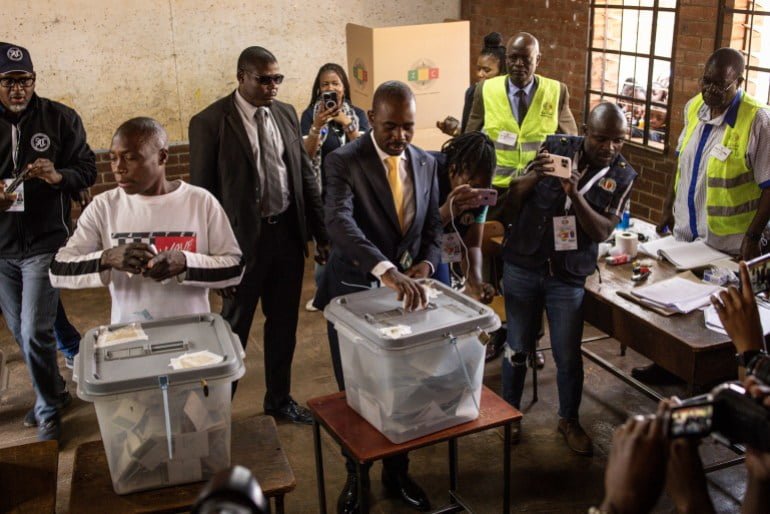 Zimbabwe opposition leader Nelson Chamisa calls for fresh poll to ‘exit crisis’ after ‘flawed’ results