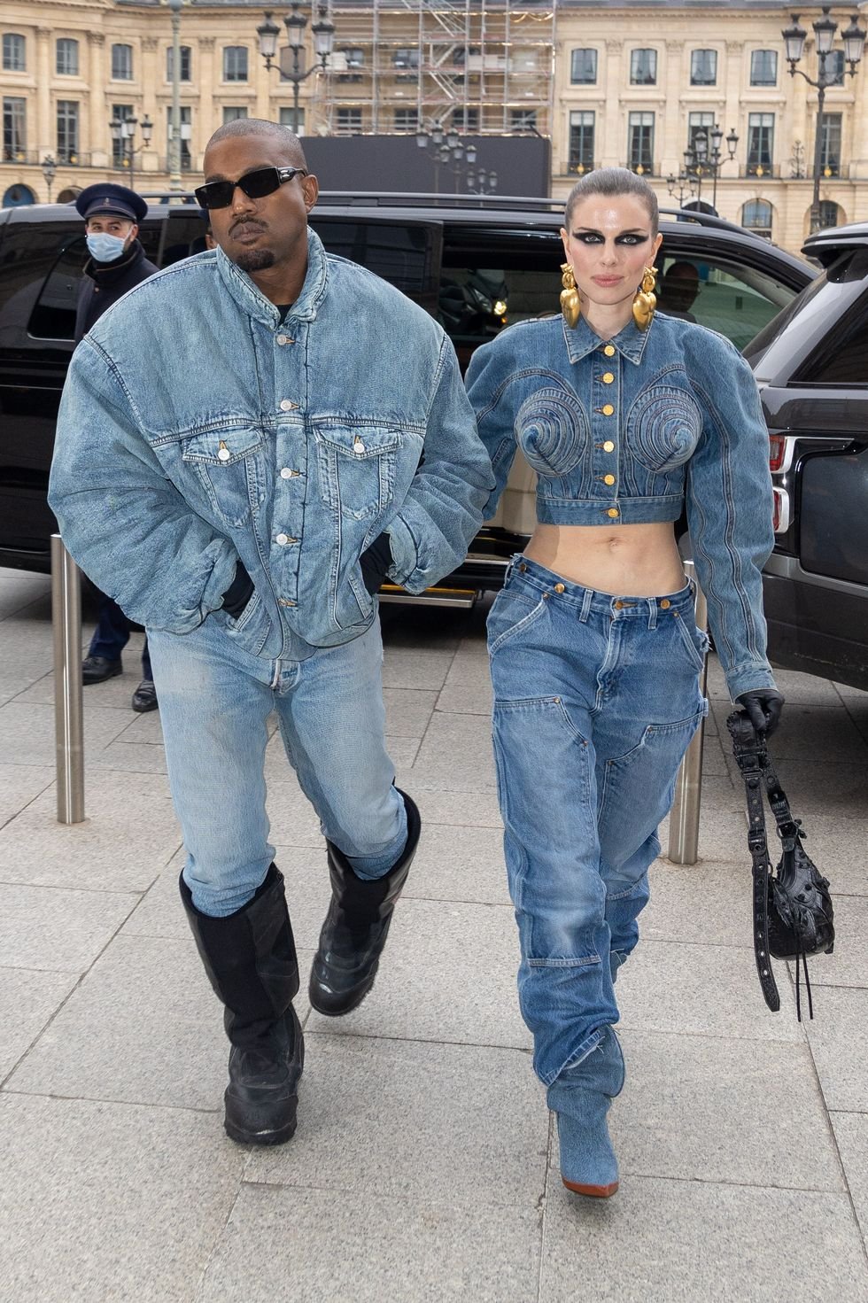 Julia Fox and Kanye