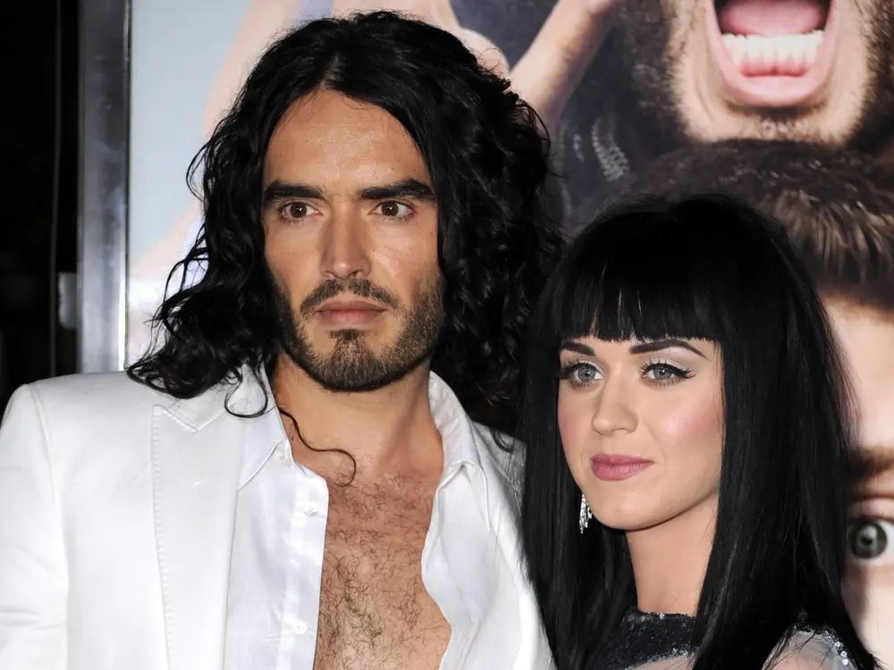 Katy Perry and Russell Brand