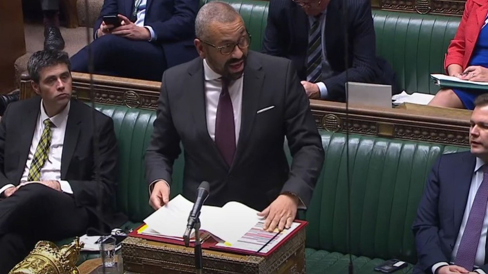 Home Secretary James Cleverly