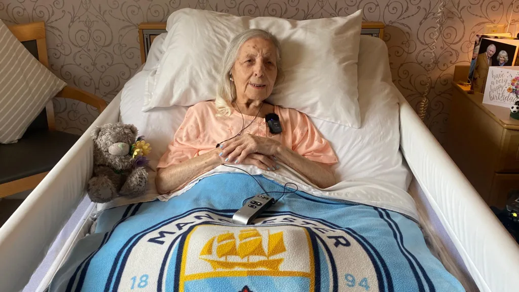 Manchester City fan Mary Spiers